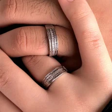 حلقه ست نقره خاص ایرانی 8.35 گرم