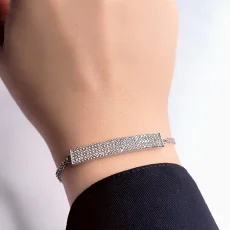 دستبند نقره زنانه و دخترانه شیک