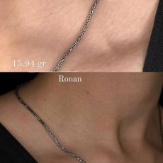 گردنبند نقره مردانه