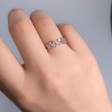 خرید انگشتر نقره زنانه شیک