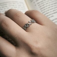 انگشتر نقره زنانه شیک