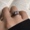انگشتر نقره مدل ماندگار با اصالت |3.5 گرم|ایتالیایی