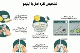 تشخیص نقره با آبلیمو راهنمای اینفوگرافیک کامل
