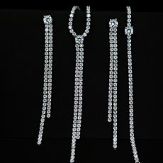 سرویس خاص تنیسی مناسب مراسمات خاص روکش طلا سفید غیر قابل تشخیص از طلا سفید