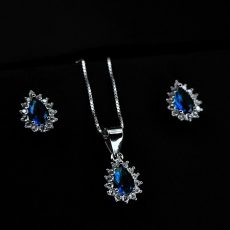 نیم ست اشکی ایتالیایی نقره با ضمانت